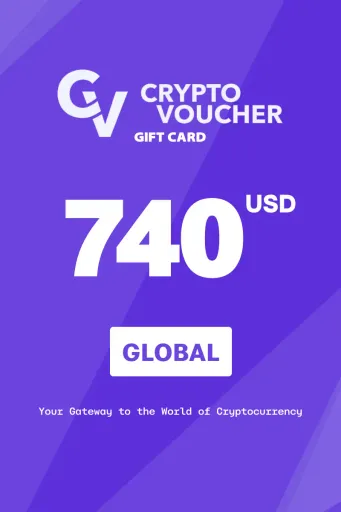 Crypto Voucher (BTC) 740 USD Gift Card (Global) - Digital Key