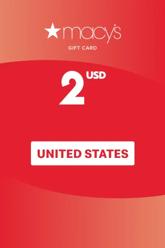 Macy's 2 USD Gift Card (United States) - Digital Key