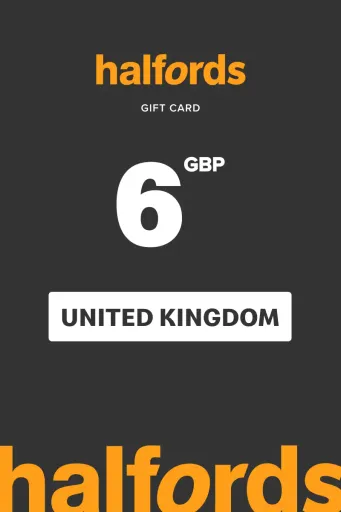 Halfords 6 GBP Gift Card (United Kingdom) - Digital Key