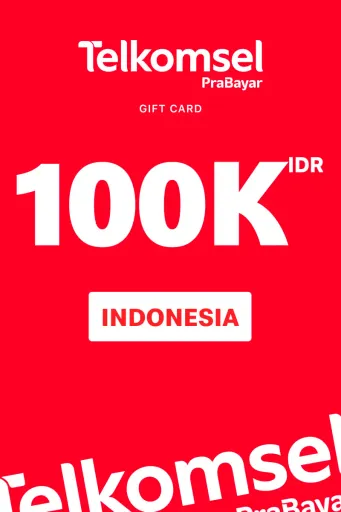 Telkomsel Prepaid 100000 IDR Gift Card (Indonesia) - Digital Key
