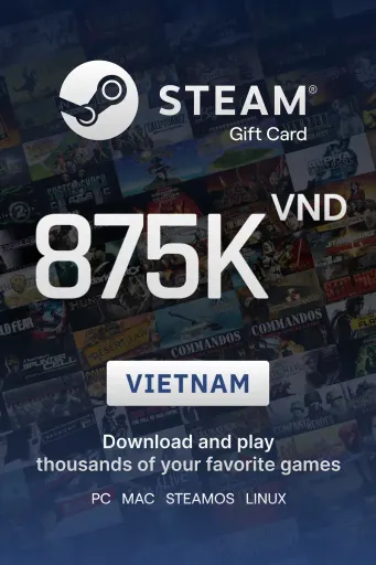 Steam Wallet 875000 VND Gift Card (Vietnam) - Digital Key