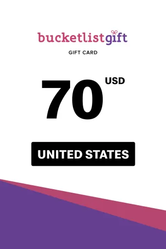 BucketlistGift 70 USD Gift Card (United States) - Digital Key