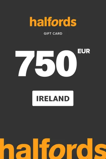 Halfords 750 EUR Gift Card (Ireland) - Digital Key