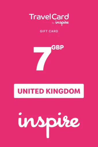TravelCard by Inspire 7 GBP Gift Card (United Kingdom) - Digital Key