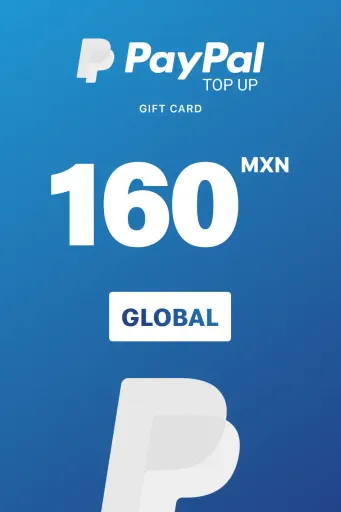 PayPal Instant Top Up 160 MXN Gift Card (Global) - Digital Key