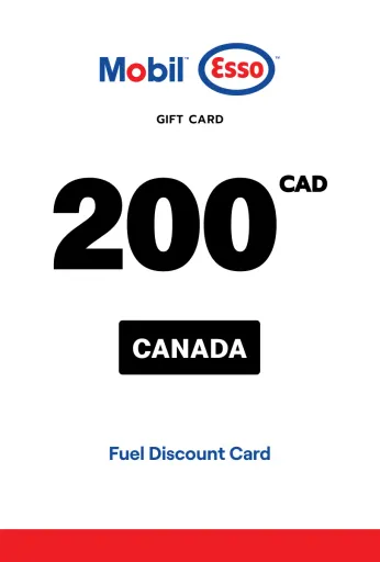 Esso & Mobil Fuel Discount Card 200 CAD Gift Card (Canada) - Digital Key