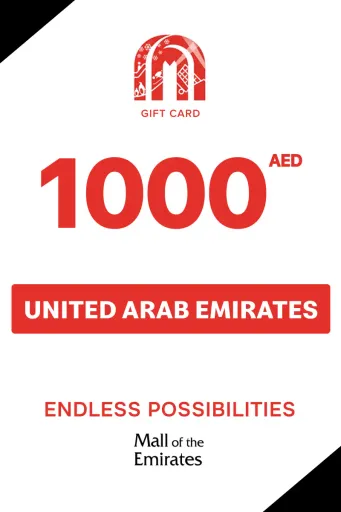 Mall of the Emirates 1000 AED Gift Card (United Arab Emirates) - Digital Key