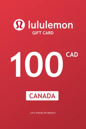 Lululemon 100 CAD Gift Card (Canada) - Digital Key