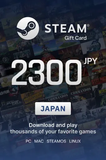 Steam Wallet 2300 JPY Gift Card (Japan) - Digital Key
