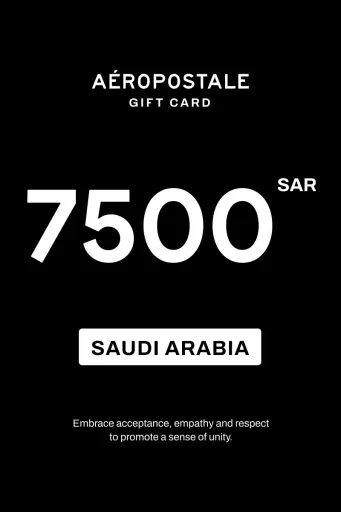 Aeropostale 7500 SAR Gift Card (Saudi Arabia) - Digital Key