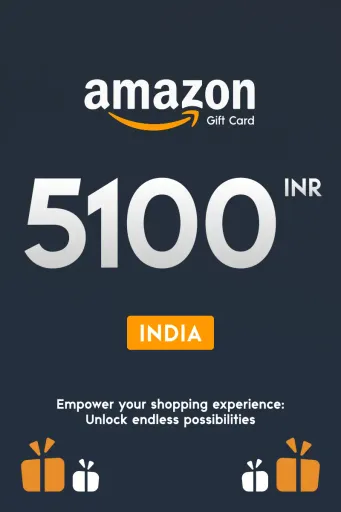 Amazon 5100 INR Gift Card (India) - Digital Key