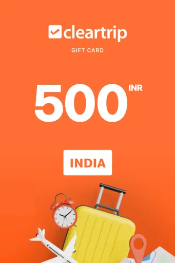 Product Image - Cleartrip Hotels 500 INR Gift Card (India) - Digital Key