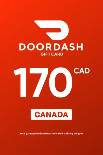 DoorDash 170 CAD Gift Card (Canada) - Digital Key