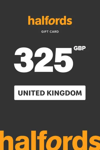 Halfords 325 GBP Gift Card (United Kingdom) - Digital Key