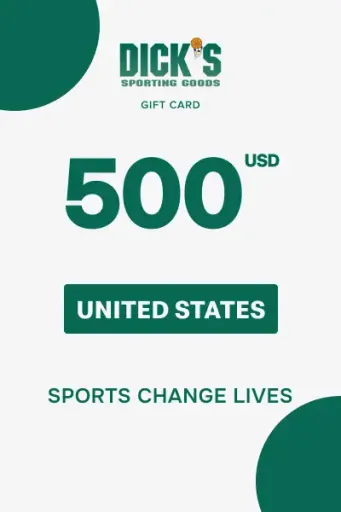 Dick's Sporting Goods 500 USD Gift Card (United States) - Digital Key