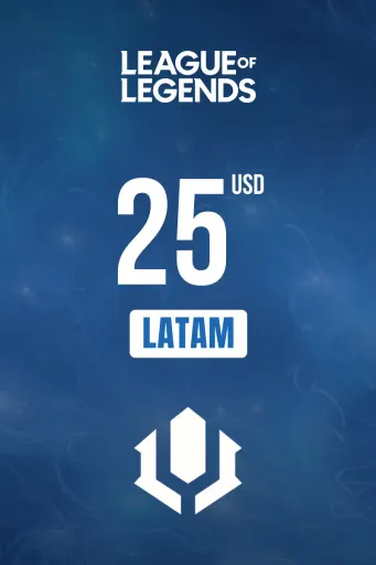 League of Legends 25 USD Gift Card (LATAM) - Digital Key