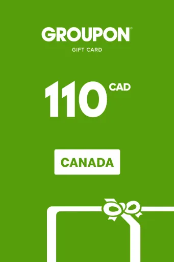 Groupon 110 CAD Gift Card (Canada) - Digital Key