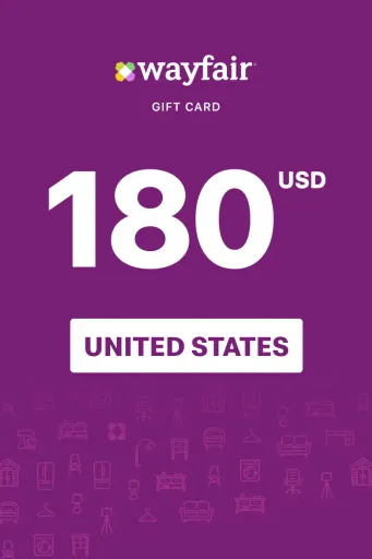 Wayfair 180 USD Gift Card (United States) - Digital Key