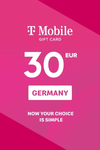T-Mobile 30 EUR Gift Card (Germany) - Digital Key