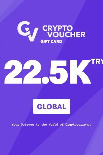 Crypto Voucher 22500 TRY Gift Card (Global) - Digital Key