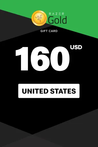 Razer Gold 160 USD Gift Card (United States) - Digital Key