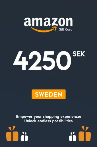 Amazon 4250 SEK Gift Card (Sweden) - Digital Key