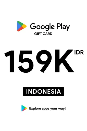 Google Play 159000 IDR Gift Card (Indonesia) - Digital Key
