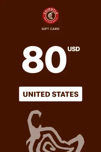 Chipotle 80 USD Gift Card (United States) - Digital Key