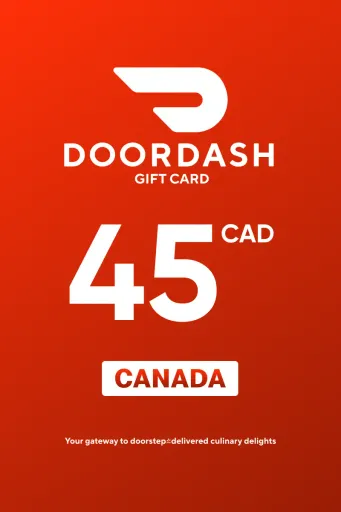 DoorDash 45 CAD Gift Card (Canada) - Digital Key