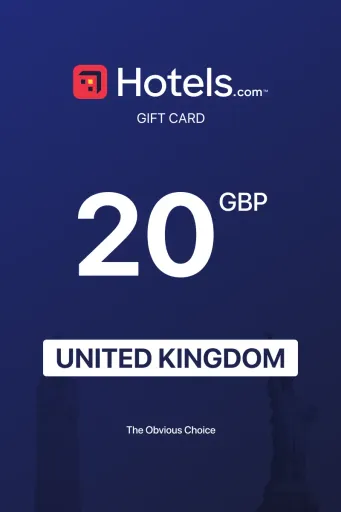 Hotels.com 20 GBP Gift Card (United Kingdom) - Digital Key