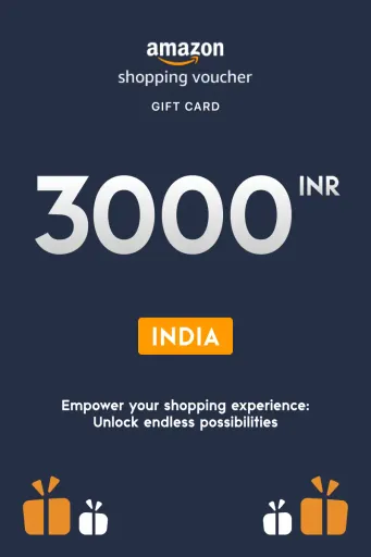 Amazon Shopping Voucher 3000 INR Gift Card (India) - Digital Key