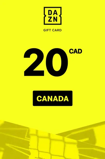 DAZN 20 CAD Gift Card (Canada) - Digital Key