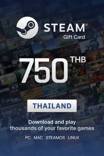 Steam Wallet 750 THB Gift Card (Thailand) - Digital Key