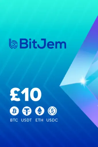 Product Image - BitJem (BTC) 10 GBP Crypto Gift Card (Global) - Digital Key