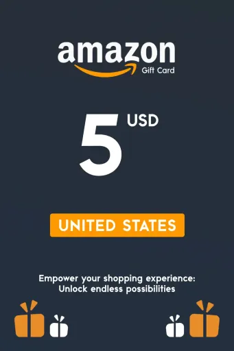 Amazon 5 USD Gift Card (United States) - Digital Key