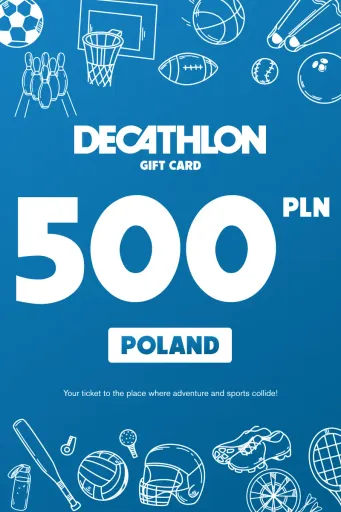 Decathlon 500 PLN Gift Card (Poland) - Digital Key