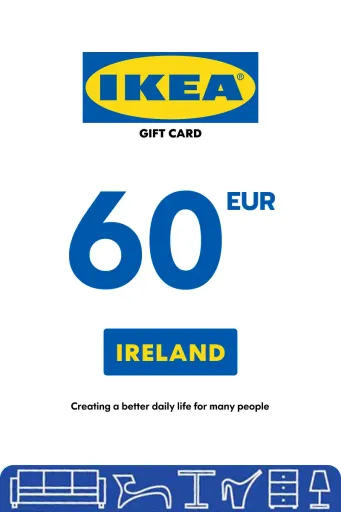 IKEA 60 EUR Gift Card (Ireland) - Digital Key