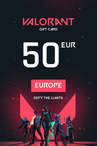 Valorant 50 EUR Gift Card (Europe) - Digital Key