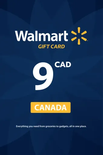 Walmart 9 CAD Gift Card (Canada) - Digital Key