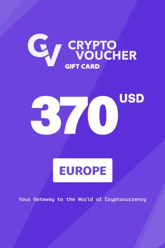 Crypto Voucher 370 USD Gift Card (Europe) - Digital Key