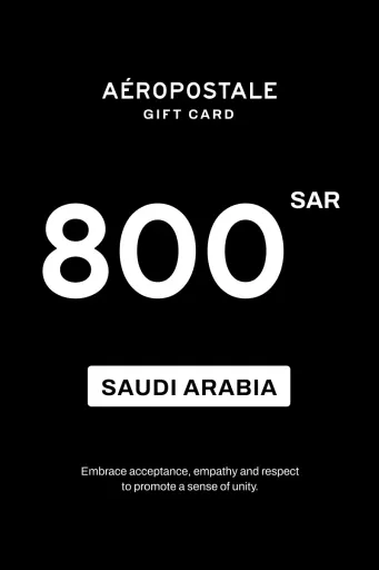 Aeropostale 800 SAR Gift Card (Saudi Arabia) - Digital Key