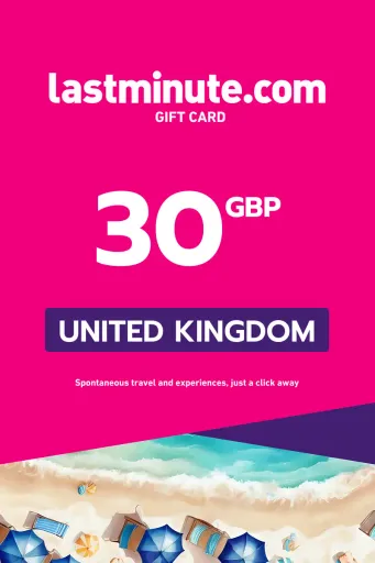Product Image - lastminute.com 30 GBP Gift Card (United Kingdom) - Digital Key