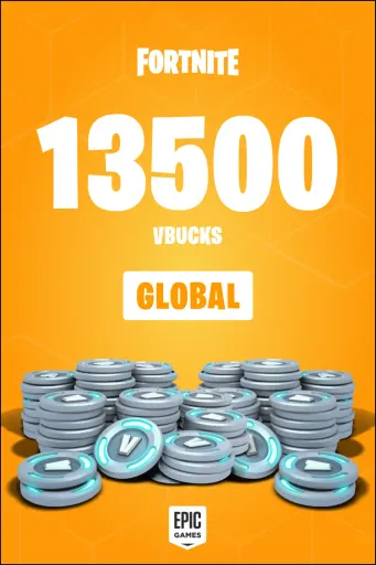 Fortnite - 13500 V-Bucks Card (Global) - Digital Key