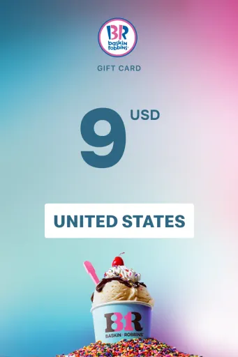 Product Image - Baskin Robbins 9 USD Gift Card (United States) - Digital Key