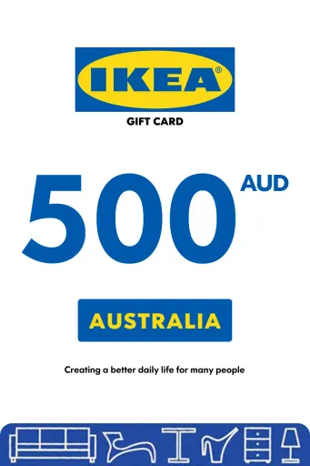 IKEA 500 AUD Gift Card (Australia) - Digital Key