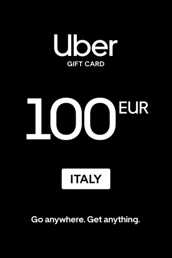 Uber 100 EUR Gift Card (Italy) - Digital Key