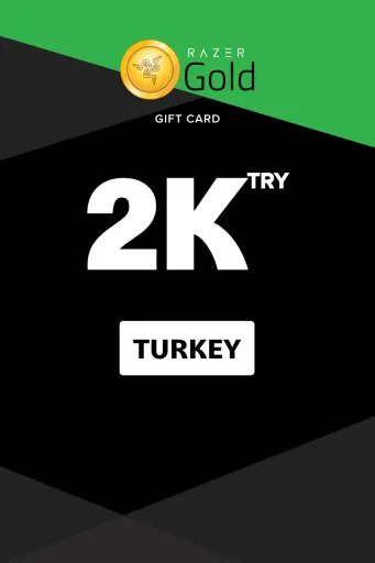 Razer Gold 2000 TRY Gift Card (Turkey) - Digital Key