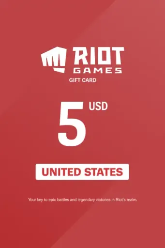 Riot Access 5 USD Gift Card (United States) - Digital Key