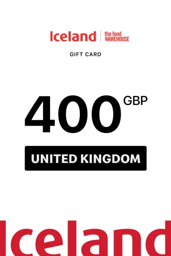 Iceland 400 GBP Gift Card (United Kingdom) - Digital Key