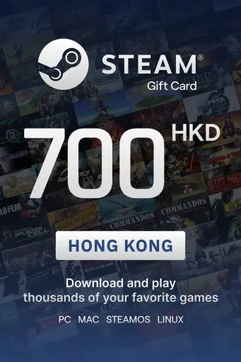 Steam Wallet 700 HKD Gift Card (Hong Kong) - Digital Key
